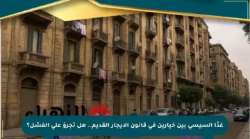 غدًا السيسي بين خيارين في قانون الإيجار القديم.. هل تجرؤ على الفشل؟